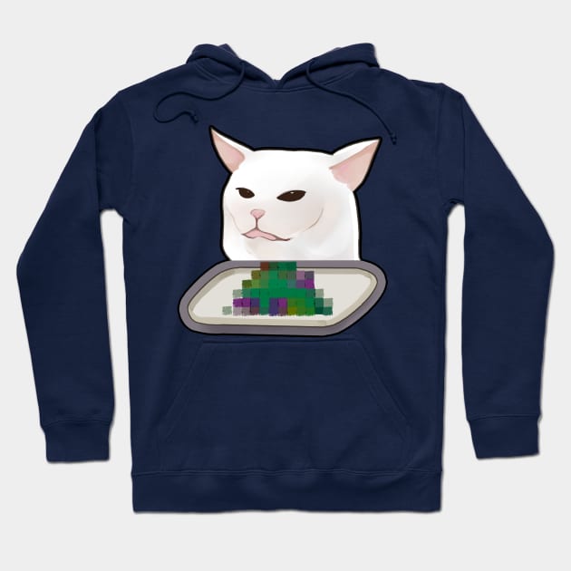 salad cat Hoodie by mushopea